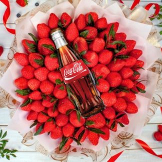 Съедобный букет 139. Букет из клубники